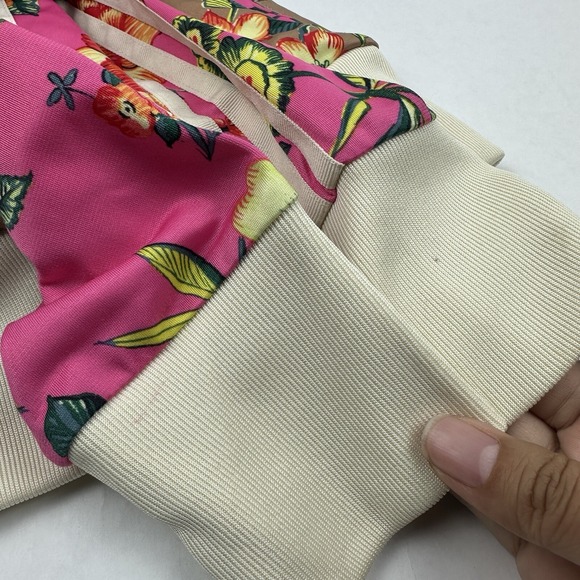 Adidas x FARM Jardineto Track Jacket Floral Firebird Pink Trefoil S Runs Small - Picture 11 of 12